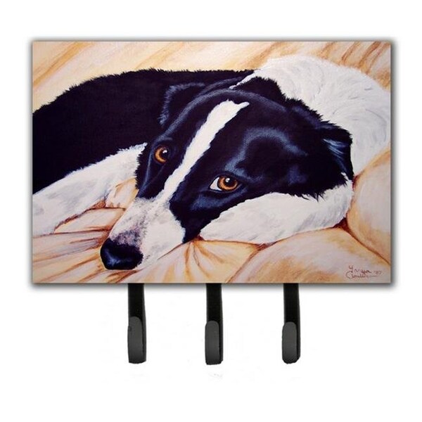 Carolines Treasures Carolines Treasures AMB1080TH68 Naptime Border Collie Leash or Key Holder AMB1080TH68 - main